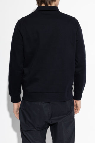Moncler NAVY BLUE Long-sleeve polo 4