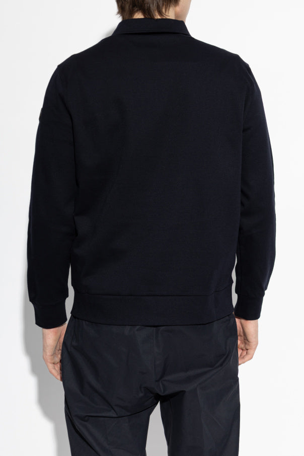 Moncler NAVY BLUE Long-sleeve polo 4