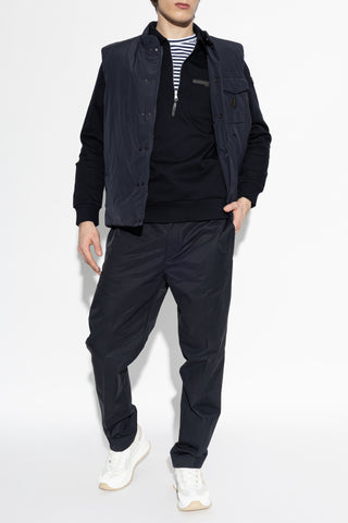 Moncler NAVY BLUE Creased trousers 2