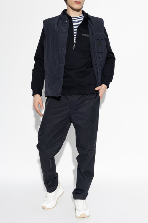 Moncler NAVY BLUE Creased trousers 2