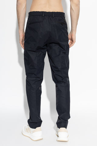 Moncler NAVY BLUE Creased trousers 4