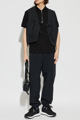 Moncler BLACK Polo with logo patch 2