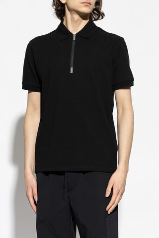 Moncler BLACK Polo with logo patch 3