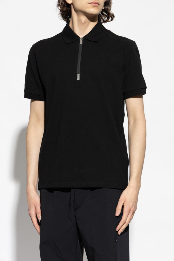 Moncler BLACK Polo with logo patch 3