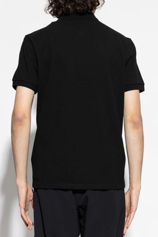 Moncler BLACK Polo with logo patch 4