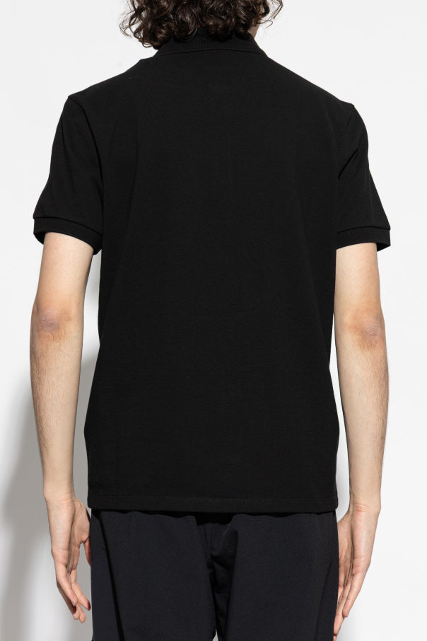 Moncler BLACK Polo with logo patch 4