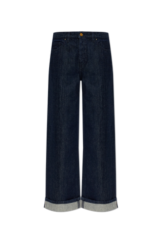 Moncler NAVY BLUE Wide-leg jeans 1