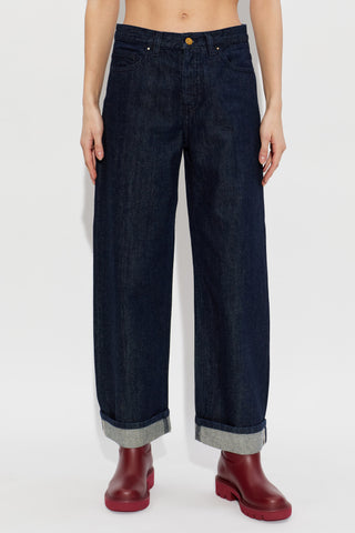 Moncler NAVY BLUE Wide-leg jeans 3