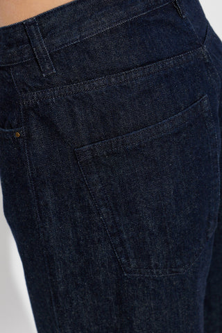 Moncler NAVY BLUE Wide-leg jeans 5