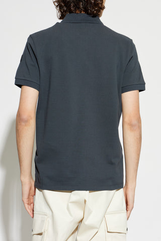 Moncler GREY Polo with logo 4