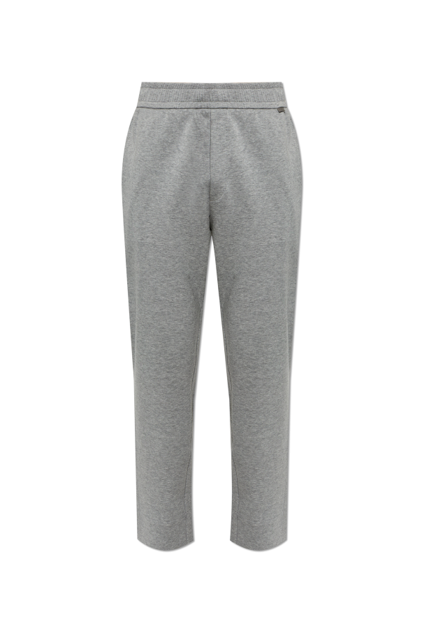 Moncler GREY Sweatpants with logo 1