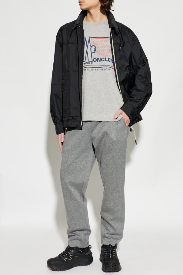 Moncler GREY Sweatpants with logo 2