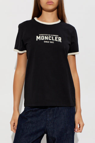 Moncler BLACK T-shirt with logo 3