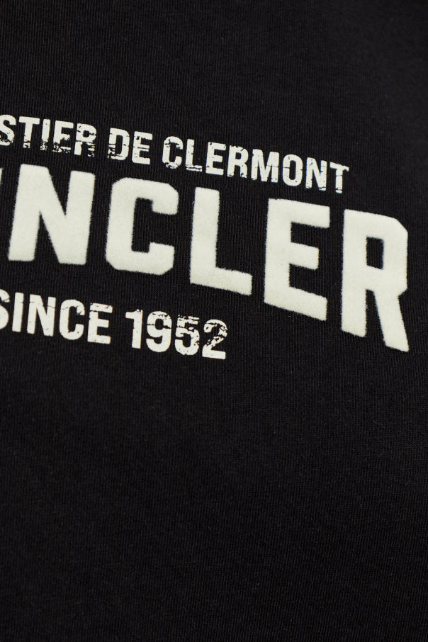 Moncler BLACK T-shirt with logo 5