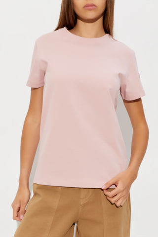 Moncler PINK Cotton T-shirt 3