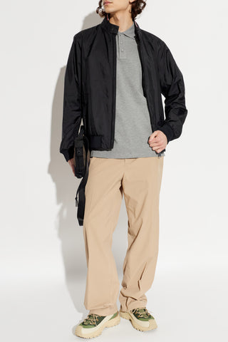 Moncler GREY Polo with logo patch 2