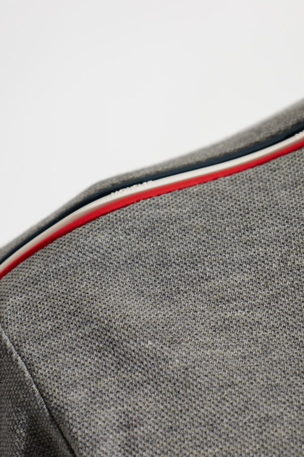 Moncler GREY Polo with logo patch 5