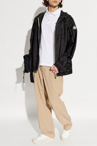 Moncler WHITE Polo with logo patch 2