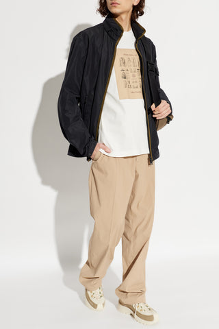 Moncler WHITE T-shirt with print 2