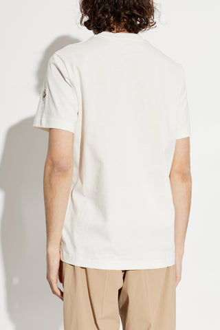 Moncler WHITE T-shirt with print 4