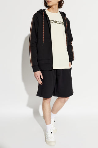 Moncler BLACK Sweatshirt with logo patch 2
