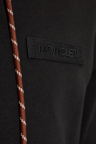Moncler BLACK Sweatshirt with logo patch 5