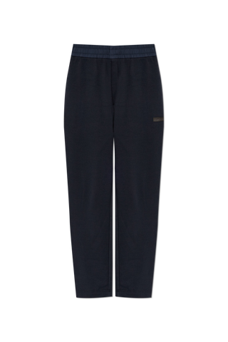 Moncler NAVY BLUE Sweatpants with logo 1
