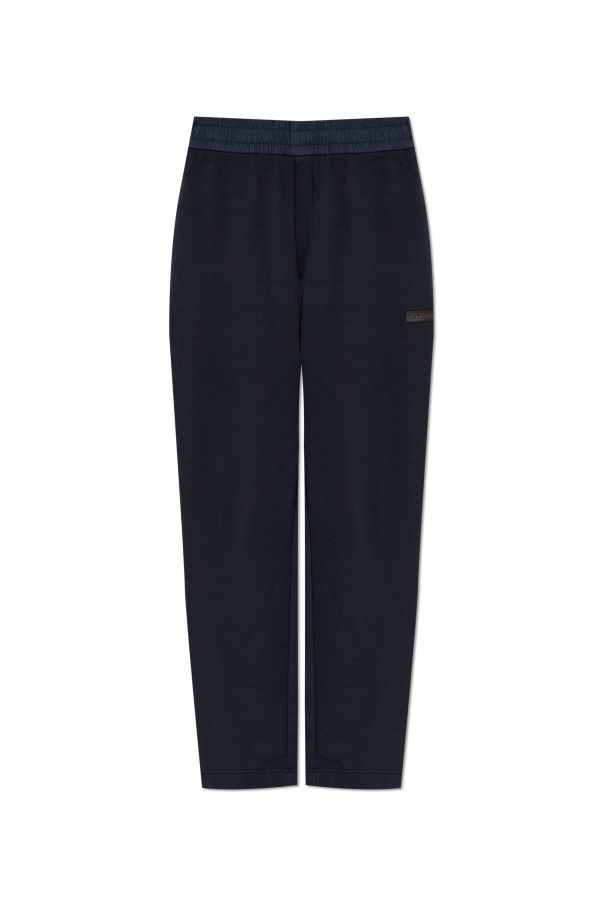 Moncler NAVY BLUE Sweatpants with logo 1