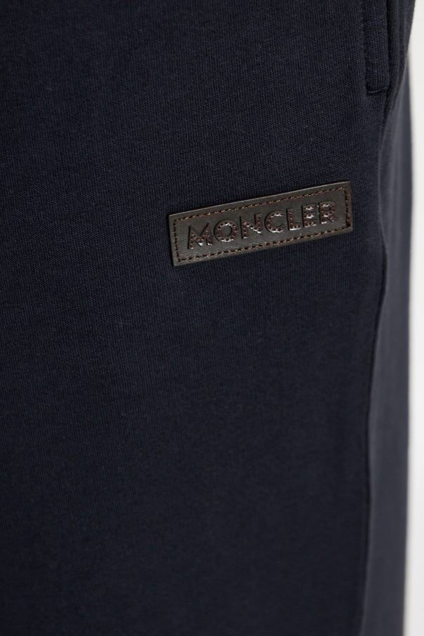 Moncler NAVY BLUE Sweatpants with logo 5
