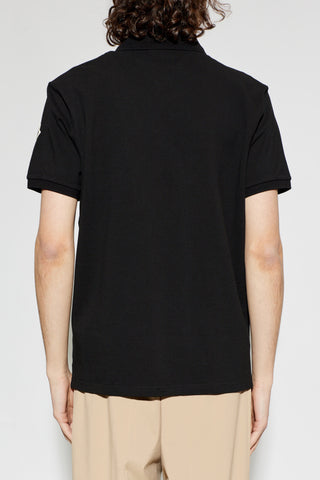 Moncler BLACK Polo with logo patch 4