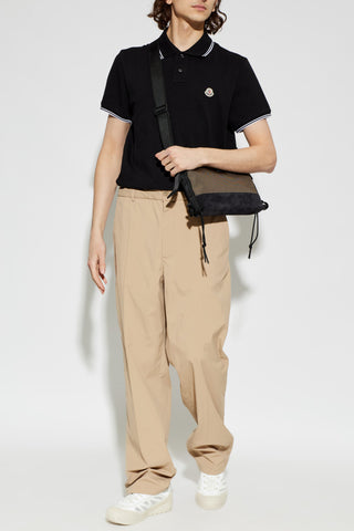 Moncler BLACK Polo with logo patch 2