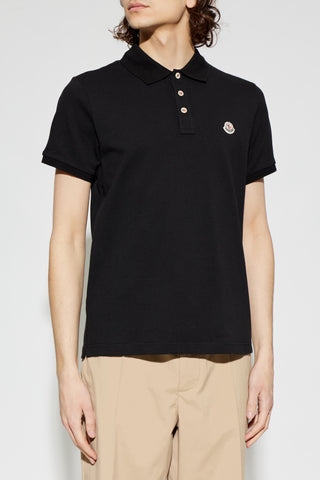 Moncler BLACK Polo with logo patch 3