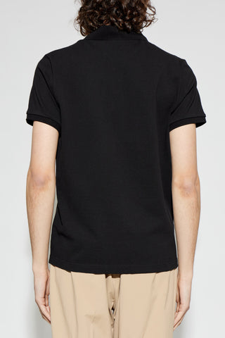 Moncler BLACK Polo with logo patch 4
