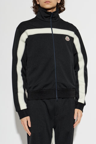 Moncler BLACK Sweatshirt with logo patch 3