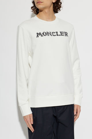 Moncler WHITE Sweatshirt with logo 3