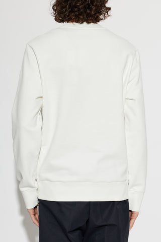 Moncler WHITE Sweatshirt with logo 4
