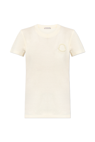 Moncler YELLOW T-shirt with logo 1