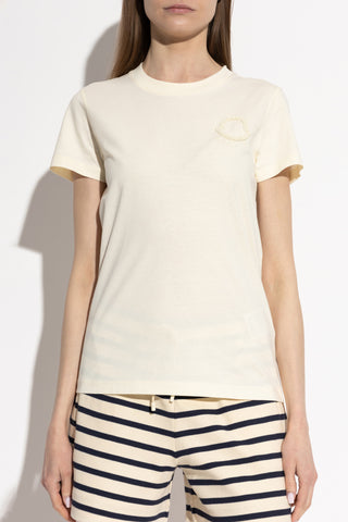 Moncler YELLOW T-shirt with logo 3