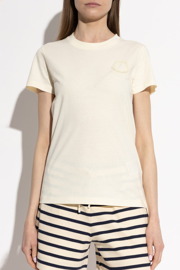 Moncler YELLOW T-shirt with logo 3
