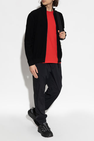Moncler RED T-shirt with logo patch 2