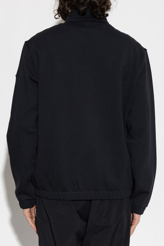 Moncler BLACK Sweatshirt with logo patch 4
