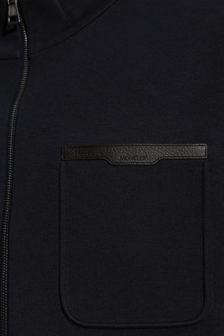 Moncler BLACK Sweatshirt with logo patch 5