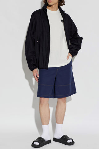 Moncler WHITE T-shirt with logo patch 2