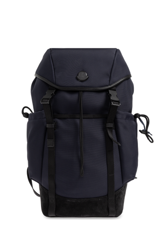 Moncler NAVY BLUE Backpack with logo 1