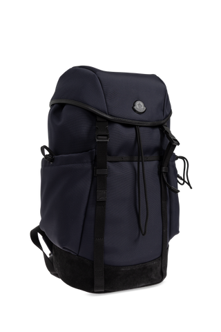 Moncler NAVY BLUE Backpack with logo 4