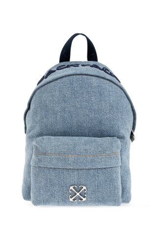 Off-White BLUE 'Jitney' denim backpack 1