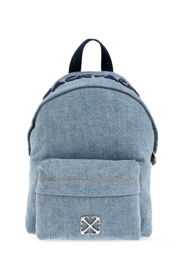 Off-White BLUE 'Jitney' denim backpack 1