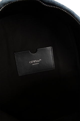 Off-White BLUE 'Jitney' denim backpack 7