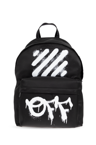 Off-White BLACK ‘Diagonal Spray’ backpack 1