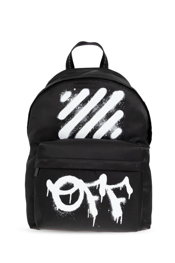 Off-White BLACK ‘Diagonal Spray’ backpack 1